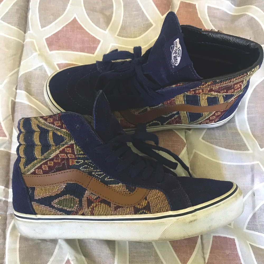 Vans Old Skool HiTop Woven/Suede